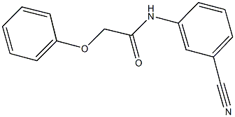 N-(3-cyanophenyl)-2-phenoxyacetamide Structure