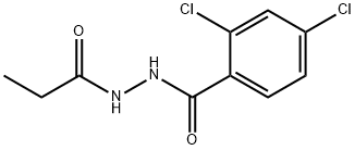 2,4-dichloro-N'-propionylbenzohydrazide Struktur