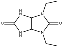 1,3-diethyltetrahydroimidazo[4,5-d]imidazole-2,5(1H,3H)-dione 化学構造式