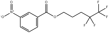 4,4,5,5,5-pentafluoropentyl 3-nitrobenzoate Structure
