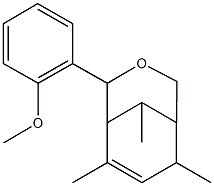 4-(2-methoxyphenyl)-6,8,9-trimethyl-3-oxabicyclo[3.3.1]non-6-ene Structure