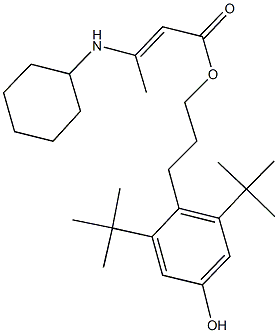315194-09-3 3-(2,6-ditert-butyl-4-hydroxyphenyl)propyl 3-(cyclohexylamino)-2-butenoate