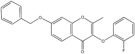 315234-63-0 3-[(2-fluorophenyl)oxy]-2-methyl-7-[(phenylmethyl)oxy]-4H-chromen-4-one