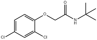 N-(tert-butyl)-2-(2,4-dichlorophenoxy)acetamide 结构式