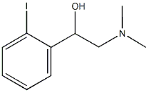 2-(dimethylamino)-1-(2-iodophenyl)ethanol,31543-55-2,结构式