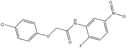 315669-97-7 2-(4-chlorophenoxy)-N-{2-fluoro-5-nitrophenyl}acetamide