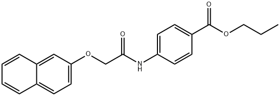 propyl 4-{[(2-naphthyloxy)acetyl]amino}benzoate|