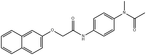 315670-48-5 N-{4-[acetyl(methyl)amino]phenyl}-2-(2-naphthyloxy)acetamide
