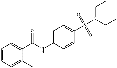 N-{4-[(diethylamino)sulfonyl]phenyl}-2-methylbenzamide Structure