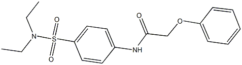 N-{4-[(diethylamino)sulfonyl]phenyl}-2-phenoxyacetamide|