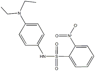 N-[4-(diethylamino)phenyl]-2-nitrobenzenesulfonamide,315671-20-6,结构式