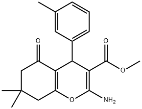 315671-34-2 methyl 2-amino-7,7-dimethyl-4-(3-methylphenyl)-5-oxo-5,6,7,8-tetrahydro-4H-chromene-3-carboxylate