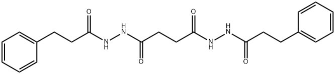 4-oxo-N'-(3-phenylpropanoyl)-4-[2-(3-phenylpropanoyl)hydrazino]butanohydrazide|
