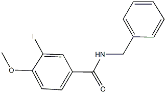 N-benzyl-3-iodo-4-methoxybenzamide Struktur