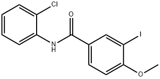 N-(2-chlorophenyl)-3-iodo-4-methoxybenzamide Structure