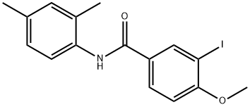 N-(2,4-dimethylphenyl)-3-iodo-4-methoxybenzamide Struktur