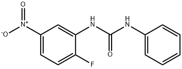 N-{2-fluoro-5-nitrophenyl}-N'-phenylurea,315676-27-8,结构式