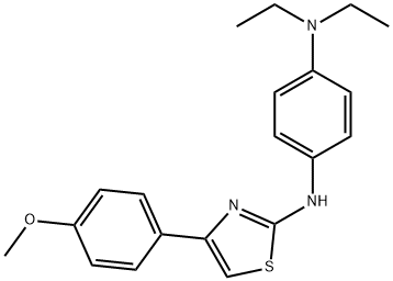 N-[4-(diethylamino)phenyl]-N-[4-(4-methoxyphenyl)-1,3-thiazol-2-yl]amine Struktur