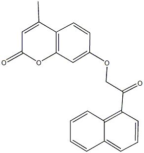 315708-66-8 4-methyl-7-[2-(1-naphthyl)-2-oxoethoxy]-2H-chromen-2-one