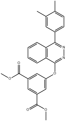 dimethyl 5-{[4-(3,4-dimethylphenyl)phthalazin-1-yl]oxy}isophthalate,315709-54-7,结构式