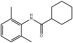 N-(2,6-dimethylphenyl)cyclohexanecarboxamide Struktur