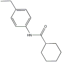 N-(4-ethylphenyl)cyclohexanecarboxamide Structure