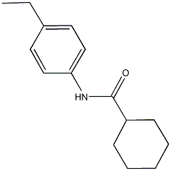 N-(4-ethylphenyl)cyclohexanecarboxamide,315712-20-0,结构式