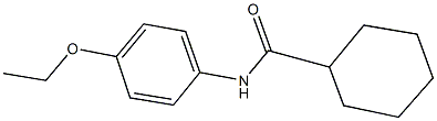 N-(4-ethoxyphenyl)cyclohexanecarboxamide Structure