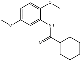 N-(2,5-dimethoxyphenyl)cyclohexanecarboxamide Structure