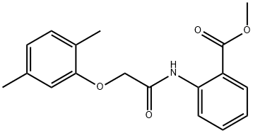 315713-03-2 methyl 2-{[(2,5-dimethylphenoxy)acetyl]amino}benzoate