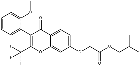 316127-20-5 isobutyl {[3-(2-methoxyphenyl)-4-oxo-2-(trifluoromethyl)-4H-chromen-7-yl]oxy}acetate