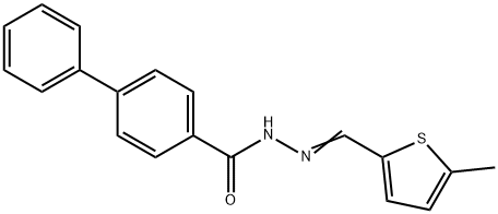 N'-[(5-methylthien-2-yl)methylene][1,1'-biphenyl]-4-carbohydrazide|