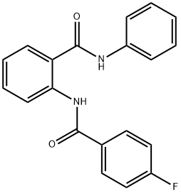 2-[(4-fluorobenzoyl)amino]-N-phenylbenzamide Structure