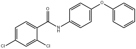 2,4-dichloro-N-(4-phenoxyphenyl)benzamide Struktur