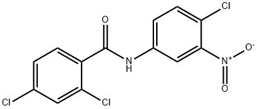 2,4-dichloro-N-{4-chloro-3-nitrophenyl}benzamide Structure