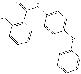 2-chloro-N-(4-phenoxyphenyl)benzamide Structure