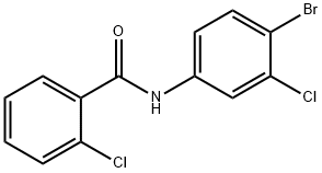 N-(4-bromo-3-chlorophenyl)-2-chlorobenzamide,316145-30-9,结构式