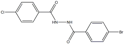 N'-(4-bromobenzoyl)-4-chlorobenzohydrazide Structure