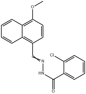 316149-62-9 2-chloro-N'-[(4-methoxy-1-naphthyl)methylene]benzohydrazide