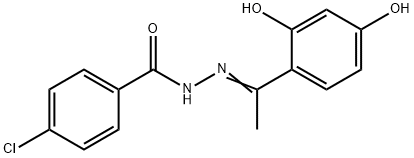 4-chloro-N'-[1-(2,4-dihydroxyphenyl)ethylidene]benzohydrazide|