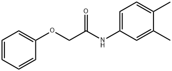 N-(3,4-dimethylphenyl)-2-phenoxyacetamide Struktur