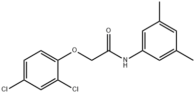 2-(2,4-dichlorophenoxy)-N-(3,5-dimethylphenyl)acetamide 化学構造式
