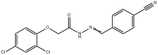 316154-36-6 N'-(4-cyanobenzylidene)-2-(2,4-dichlorophenoxy)acetohydrazide