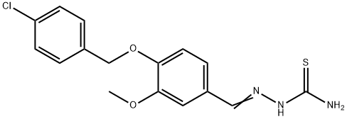 4-[(4-chlorobenzyl)oxy]-3-methoxybenzaldehyde thiosemicarbazone,316159-56-5,结构式