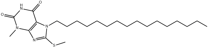 316360-51-7 7-hexadecyl-3-methyl-8-(methylsulfanyl)-3,7-dihydro-1H-purine-2,6-dione