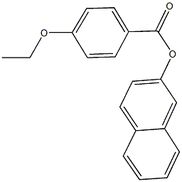 2-naphthyl 4-ethoxybenzoate 化学構造式
