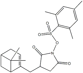 317331-49-0 3-[(6,6-dimethylbicyclo[3.1.1]hept-2-en-2-yl)methyl]-1-[(mesitylsulfonyl)oxy]-2,5-pyrrolidinedione