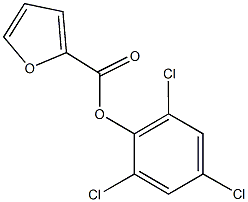 2,4,6-trichlorophenyl 2-furoate 化学構造式