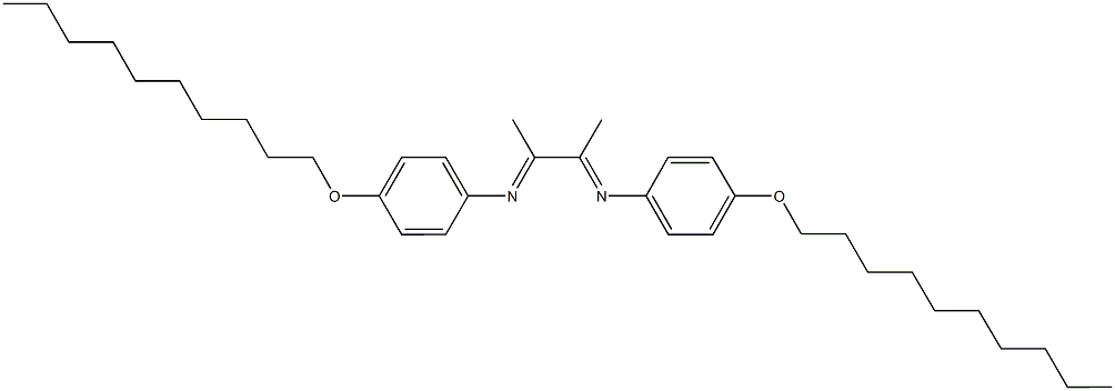 N-[4-(decyloxy)phenyl]-N-(2-{[4-(decyloxy)phenyl]imino}-1-methylpropylidene)amine,317351-90-9,结构式