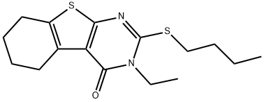 2-(butylsulfanyl)-3-ethyl-5,6,7,8-tetrahydro[1]benzothieno[2,3-d]pyrimidin-4(3H)-one|